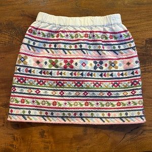 Girls Embroidered Skirt